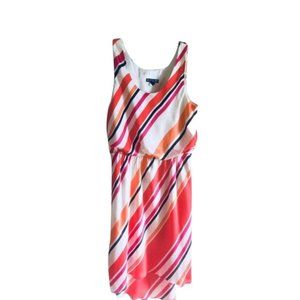 NEW Express Casual Party Dress Satin Striped